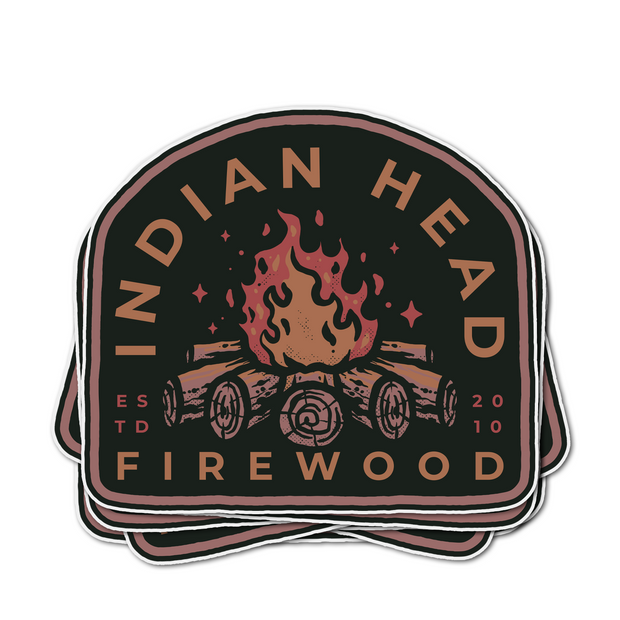 Campfire Badge Sticker