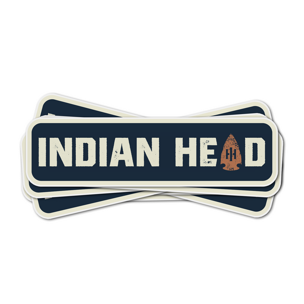 Indian Head Large Bumber Sticker