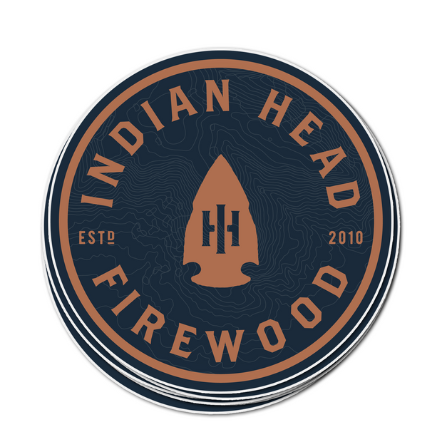 Indian Head Circle Sticker